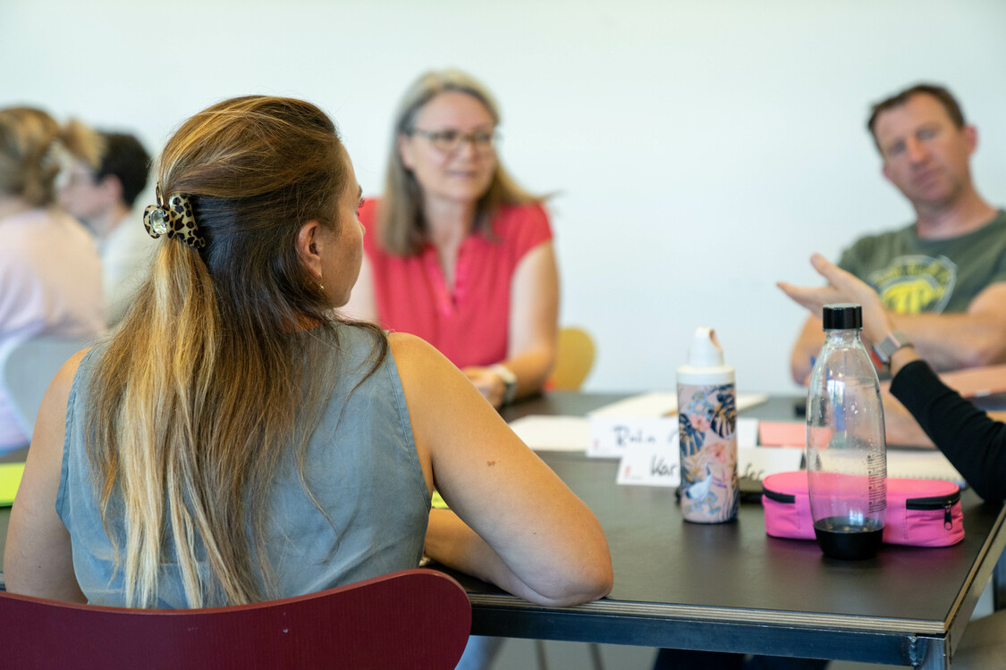 Die Klasse bespricht sich untereinander