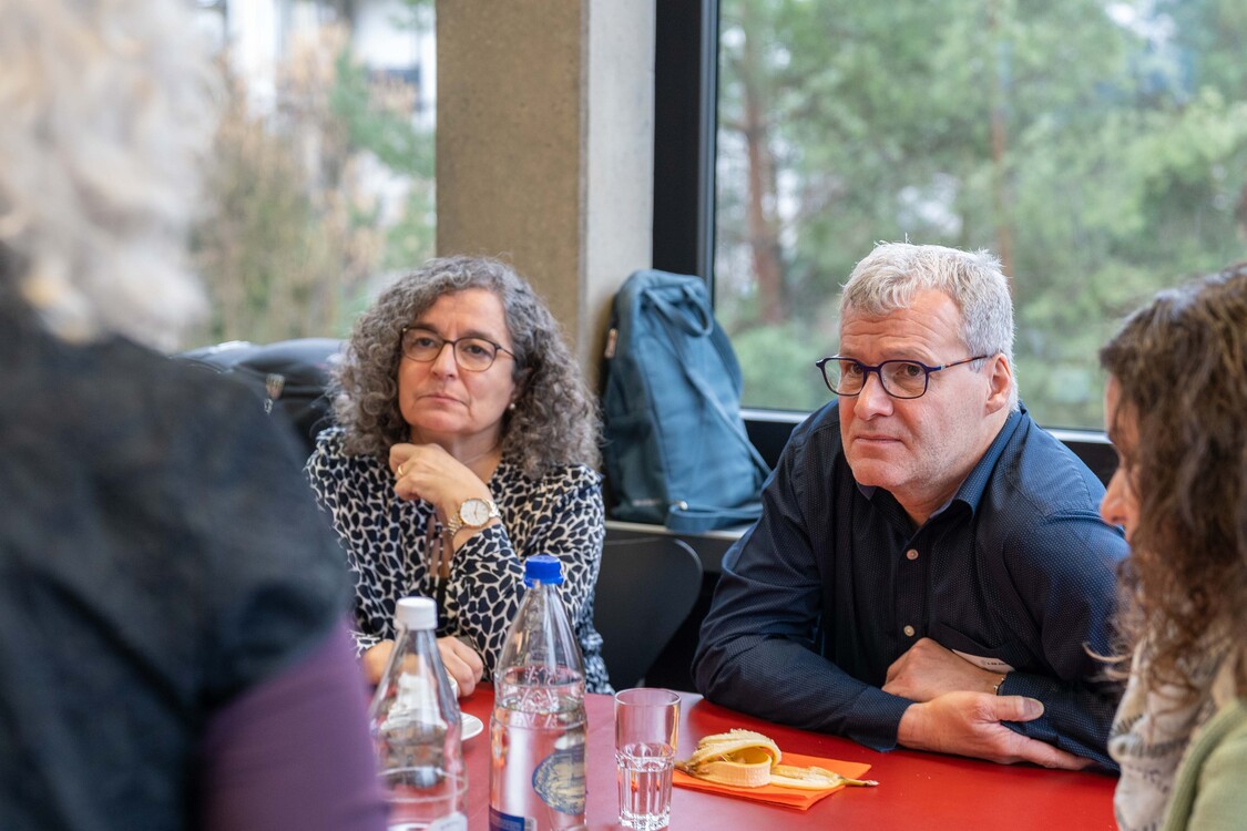 Drei Teilnehmer des Morgengipfels