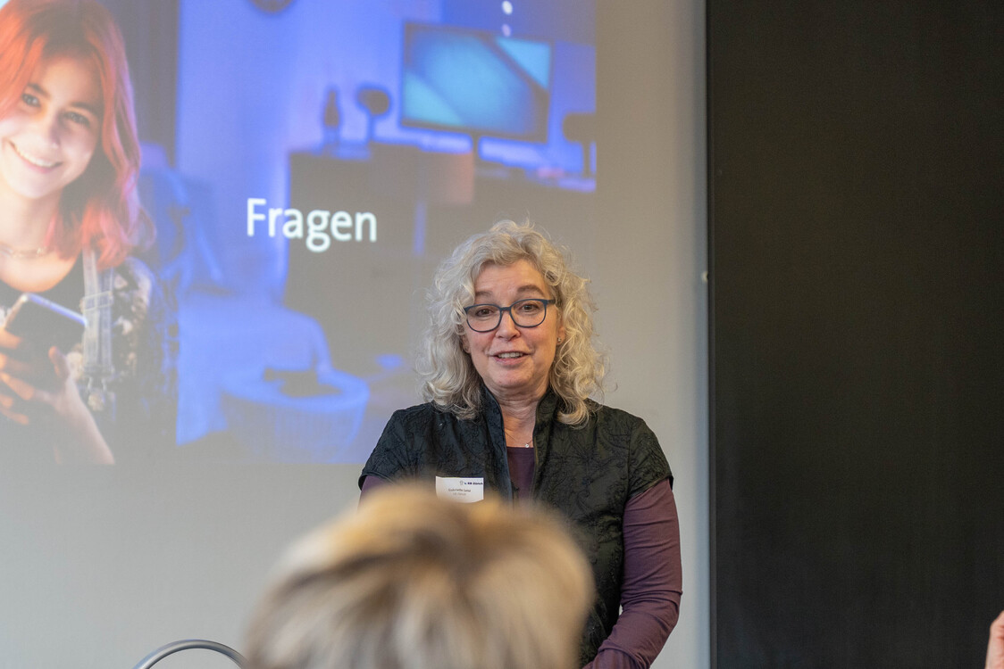 Die Sprecherin des Morgengipfels